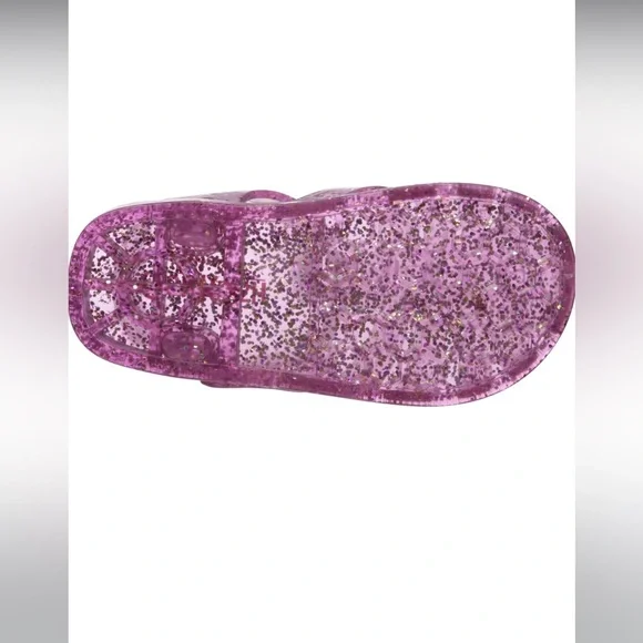 Oshkosh B’gosh Marie Jelly toddler girl sandals glittery pink size 5 - NWT - Picture 16 of 16
